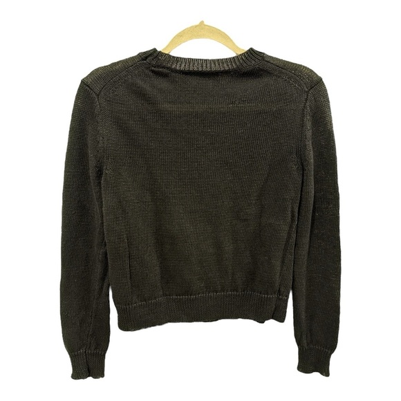 Jenni Kayne 100% Linen Loose Knit Crew Neck Sweater XS - Picture 4 of 8